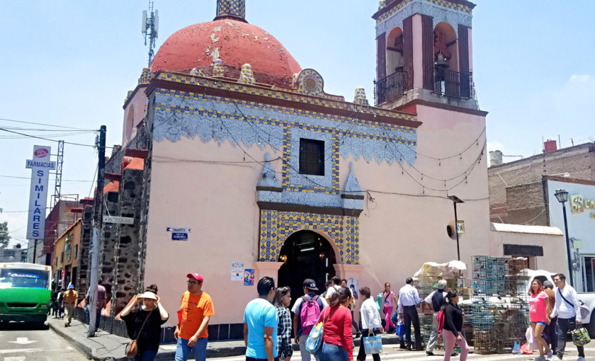 Capilla De La Virgen Del Rosario en Xochimilco