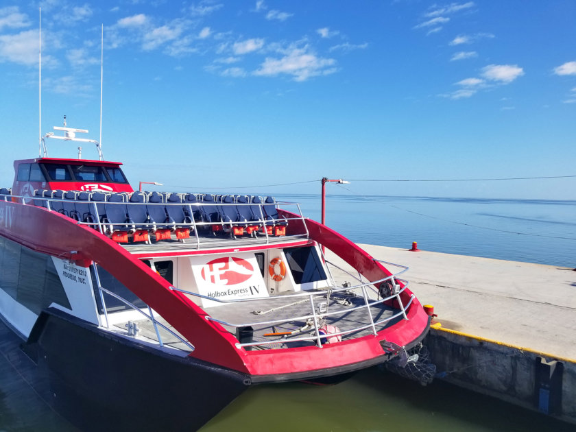 ferry holbox