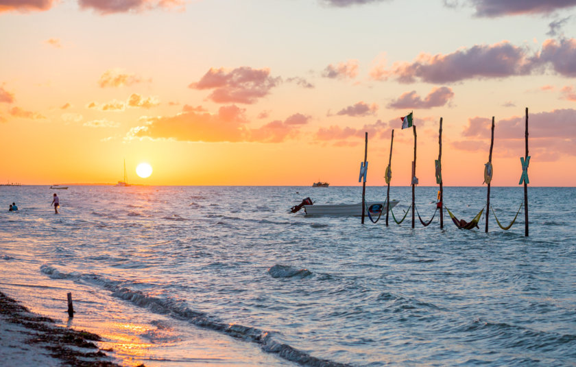 atardecer isla holbox