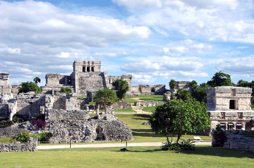 La zona arqueológica de Tulum