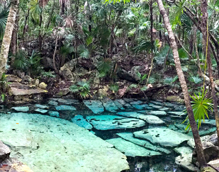 cenote azul playa del carmen