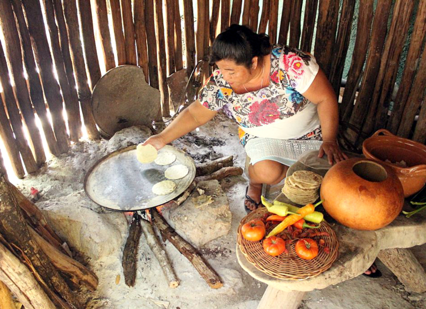 cocina maya tortillas