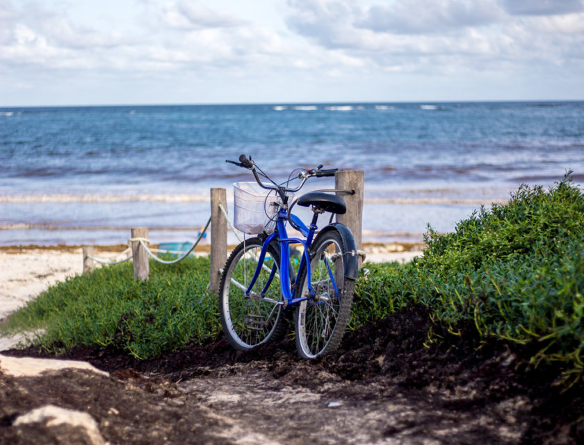 alquilar bicicleta playa del carmen