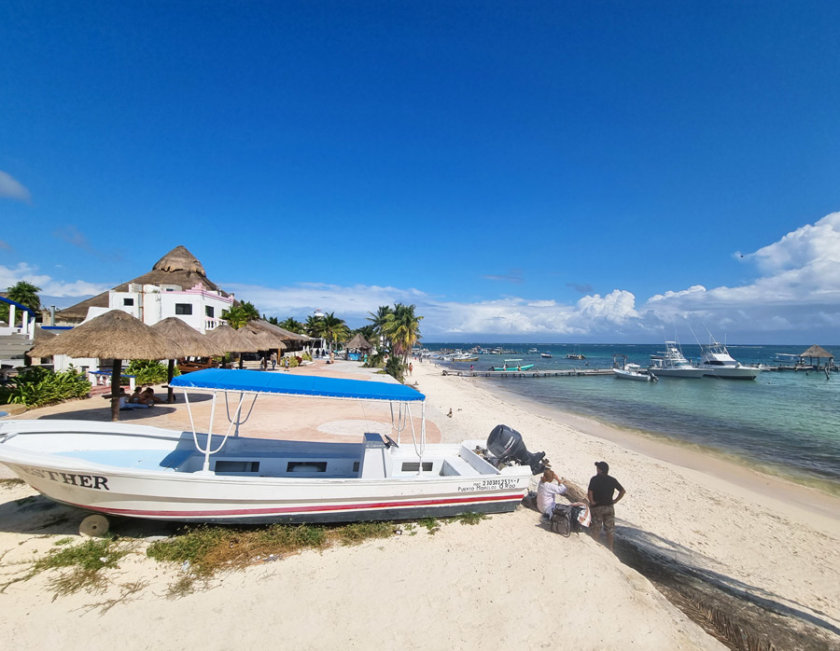 puerto morelos restaurante playa