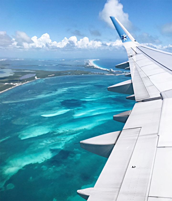 avión Cancún