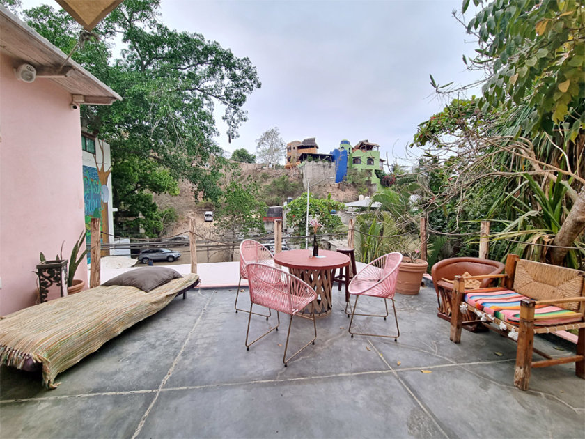 sayulita hotel my sister's house terrasse