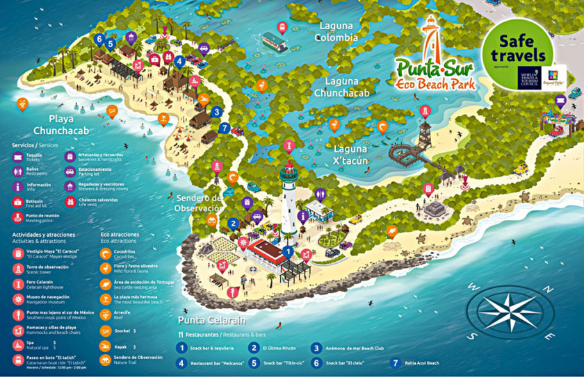 carte-punta-sur-cozumel