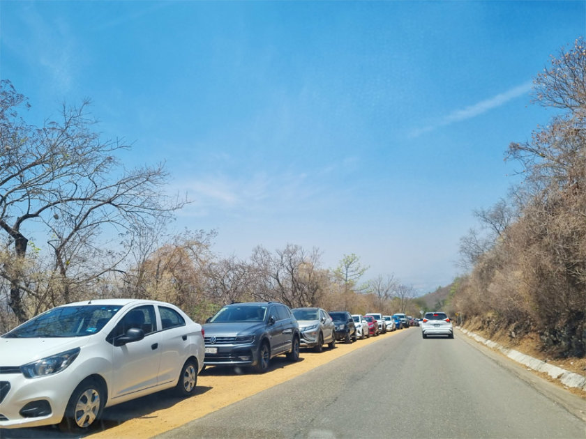 crowded monte alban