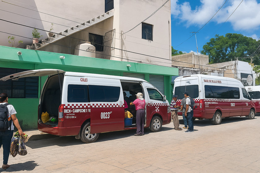 colectivo combi edzna