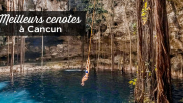 meilleurs cenotes cancun