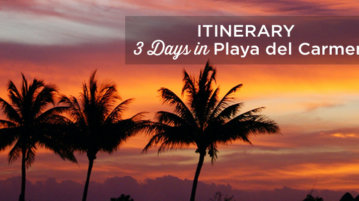 3 days in playa del carmen