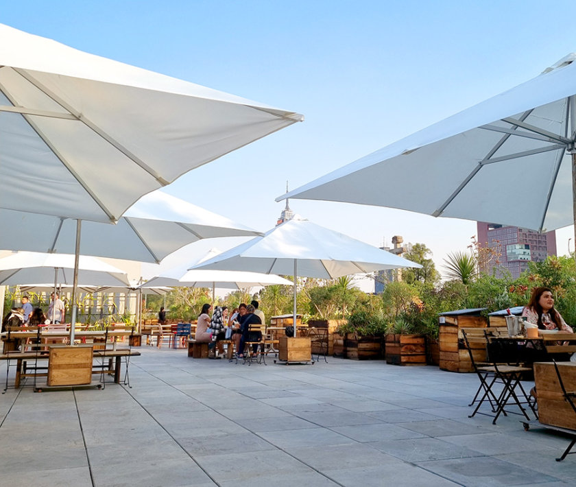 terrasse du musée kaluz mexico city