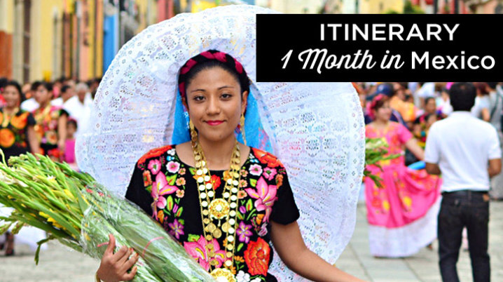 mexico itinerary 1 month