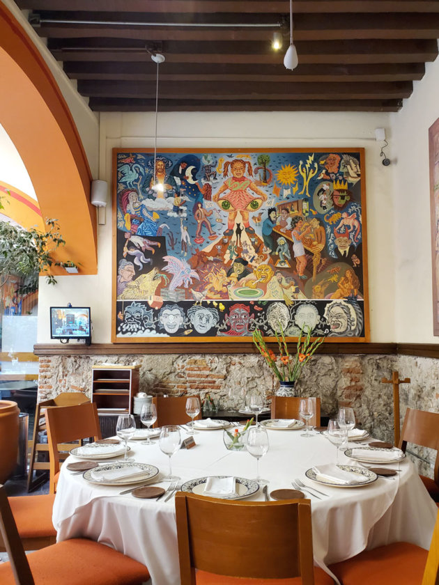 mural de los poblanos restaurant puebla