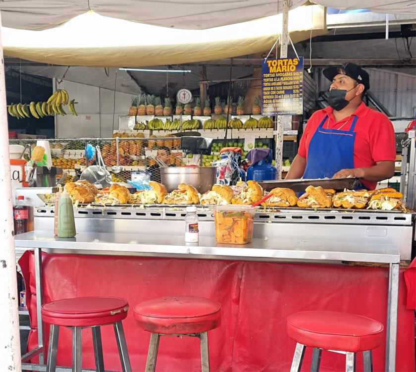 torta ahogada market guadalajara