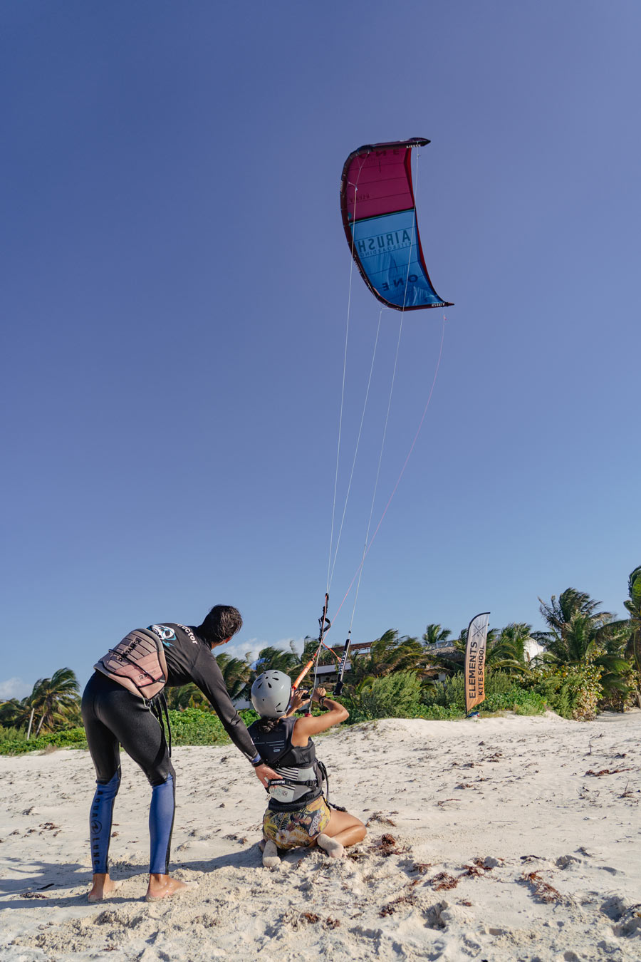 Clases de Kitesurf en Yucatán El Cuyo