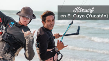 kitesurf en el cuyo yucatan