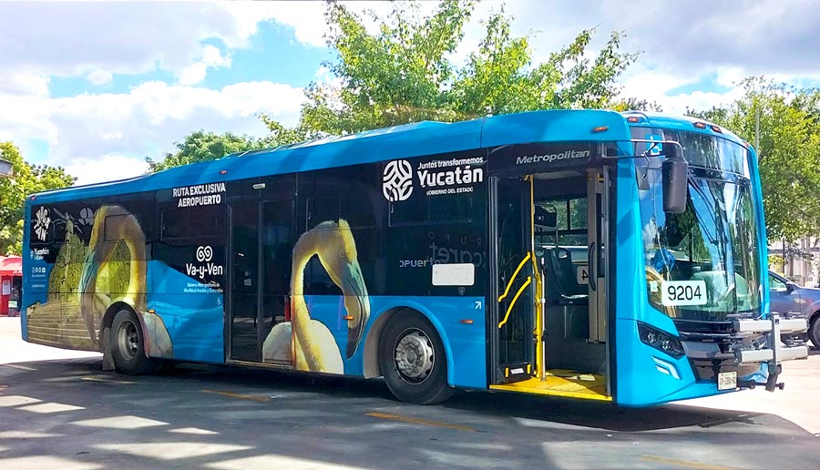 merida airport bus va y ven