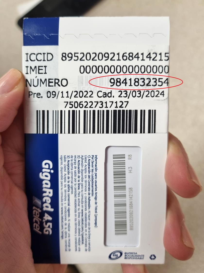 Mexico SIM card