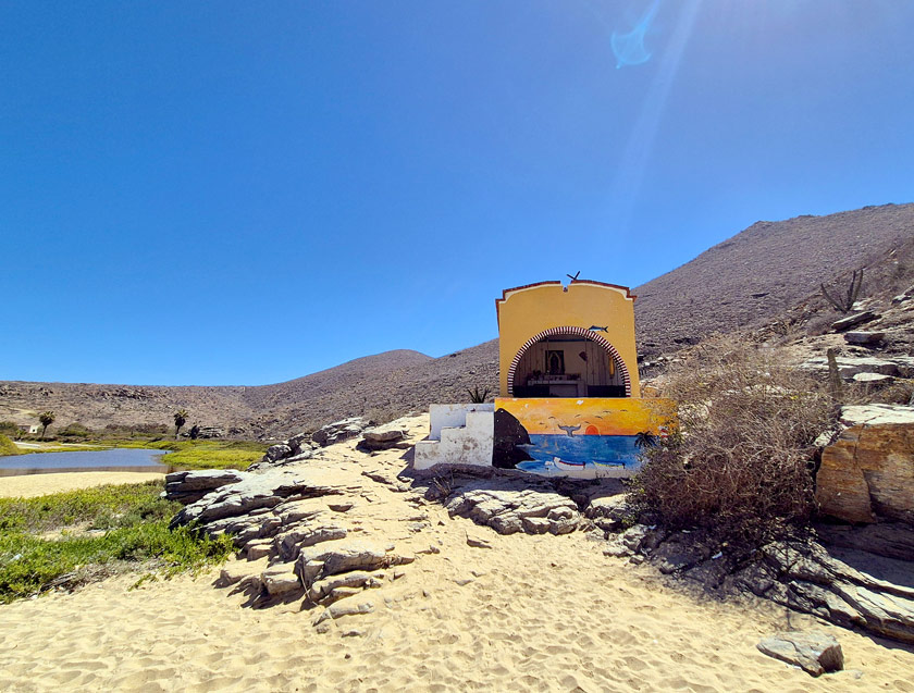inicio caminata punta lobos baja california