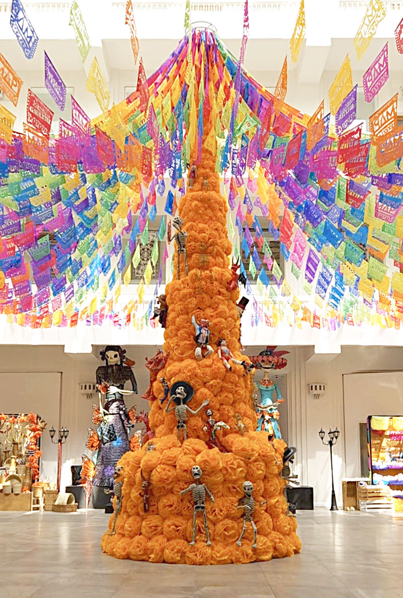 decoration dia de muertos musee mexico city