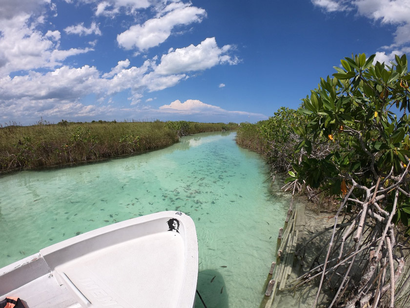 excursion sian kaan bateau