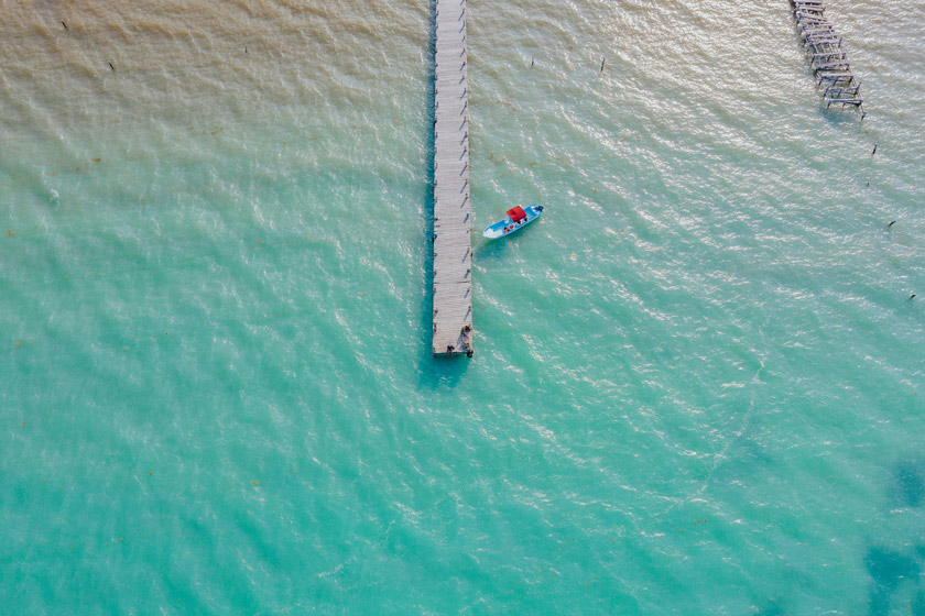 lagune sian kaan drone