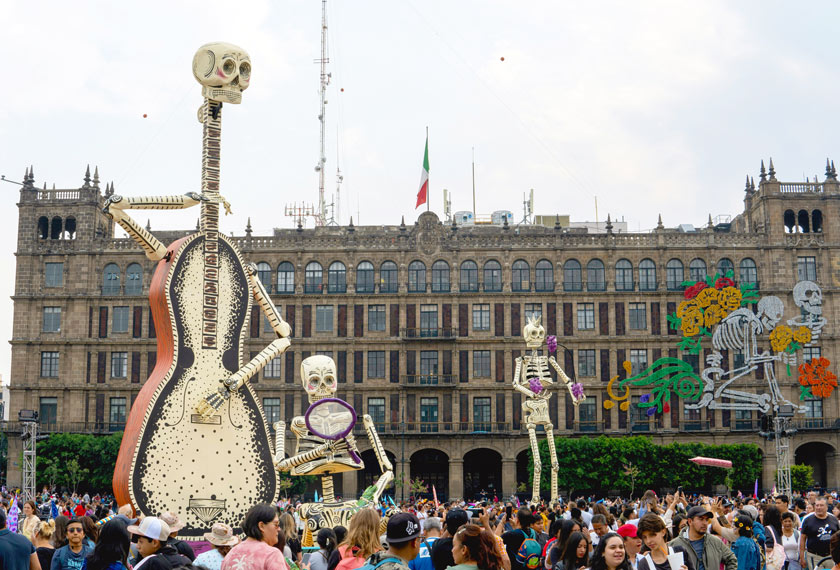 zocalo dia de muertos mexico city