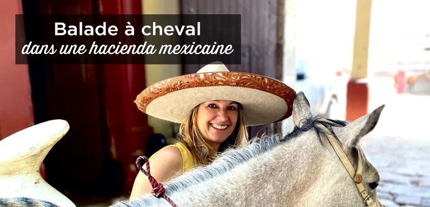 balade cheval hacienda mexique