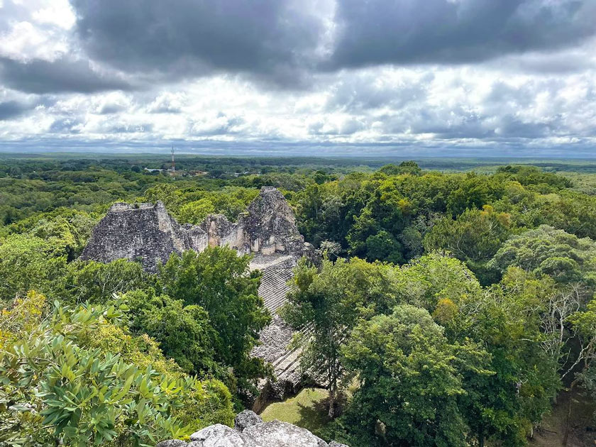 Kohunlich ruines mayas