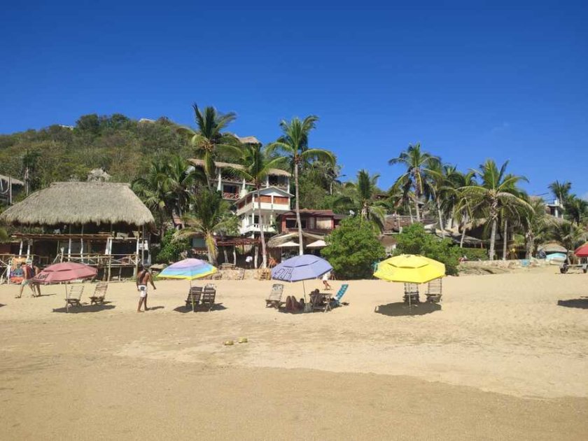 Plage Mazunte bord de mer