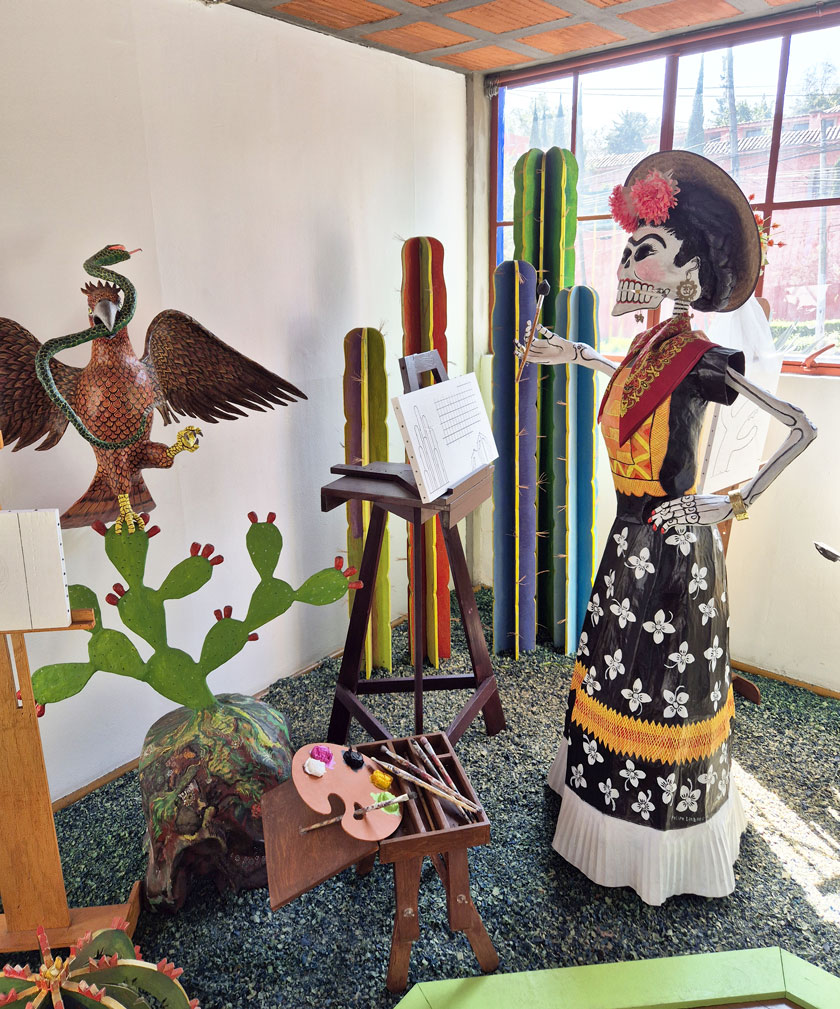 autel dia de muertos casa estudio diego mexico