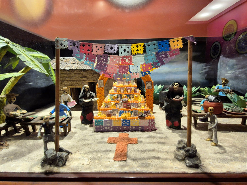 autel miniature dia de muertos