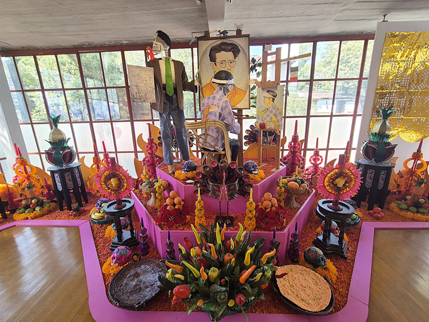 casa estudio diego frida dia de muertos