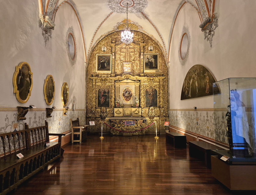 chapelle musee carmen san angel mexico