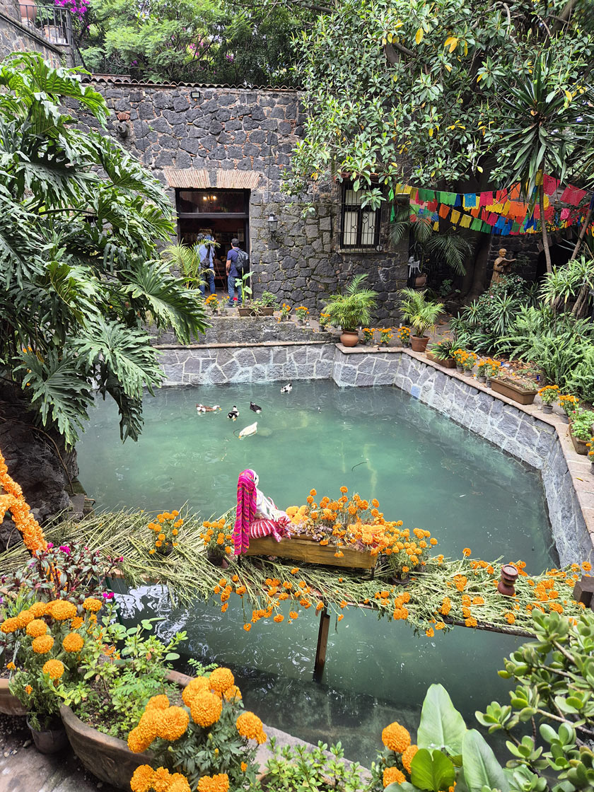 jardin casa emilio fernandez dia de muertos