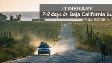 baja california sur itinerary 7 9 days road trip