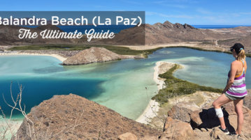 balandra beach mirador hike baja california sur