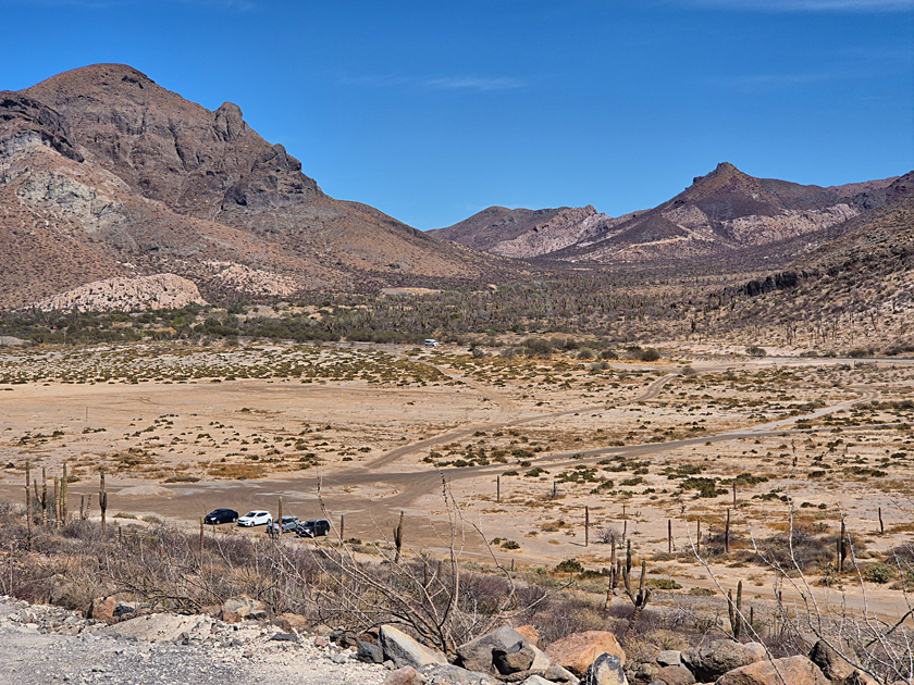 parking balandra mirador hike