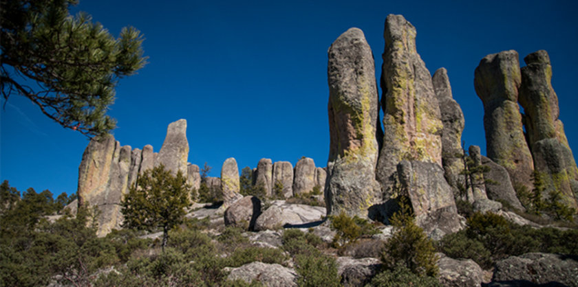 Vallée du Creel Arrêt du train El Chepe