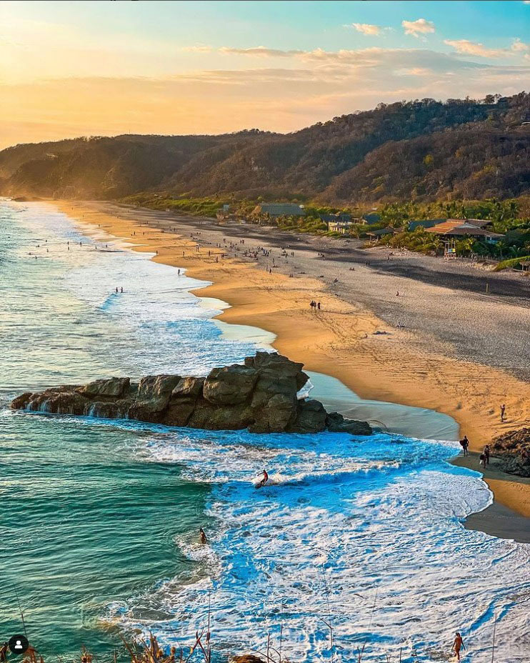 plage mermejita oaxaca mexique