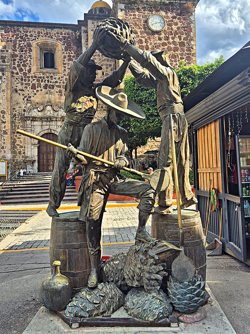 sculpture jimadores tequila