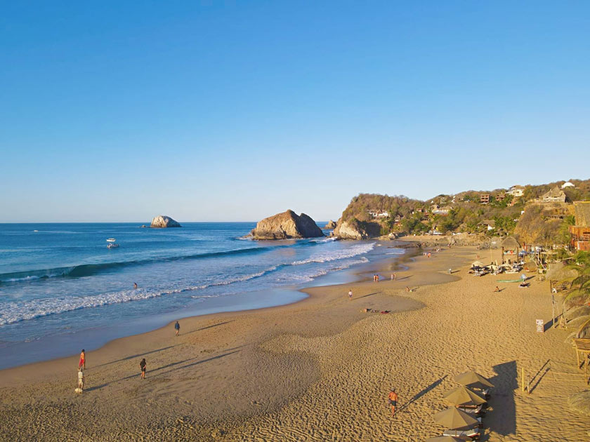zipolite plage oaxaca