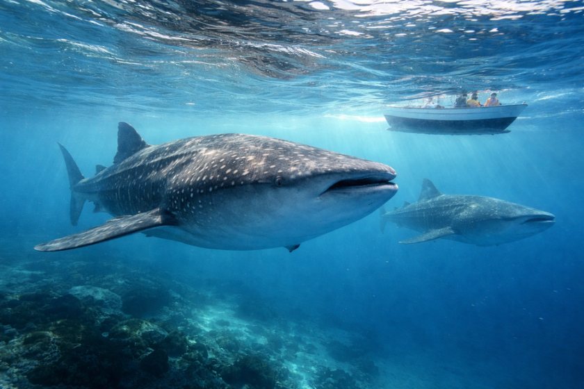 Voir les requins baleines au Mexique