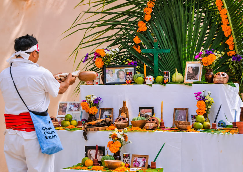hanal pixan yucatan autel